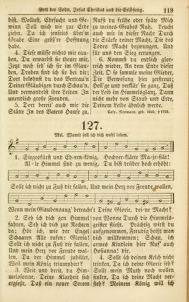 Evangelisches Gesangbuch: herausgegeben von dem Evangelischen Kirchenvereindes Westens page 128