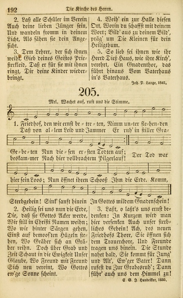 Evangelisches Gesangbuch: herausgegeben von dem Evangelischen Kirchenvereindes Westens page 203