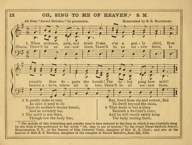 The Eolian Harp: a collection of hymns and tunes for Sunday schools and Band of Hope meetings page 12