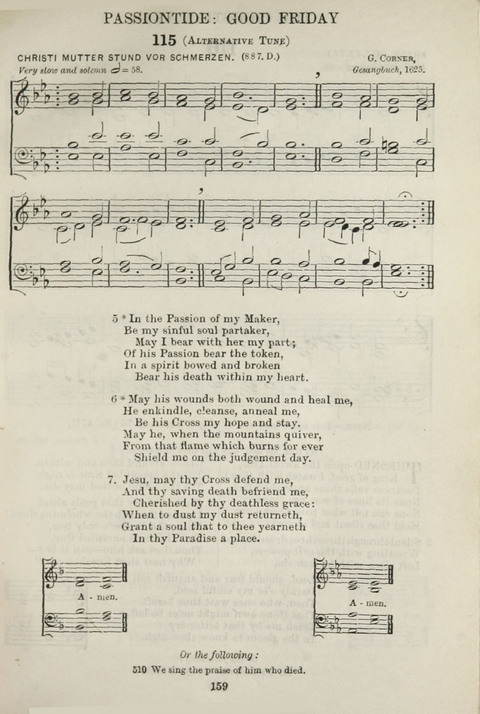 The English Hymnal: with Tunes page 157