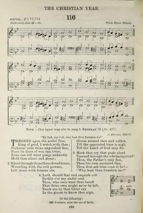 The English Hymnal: with Tunes page 158