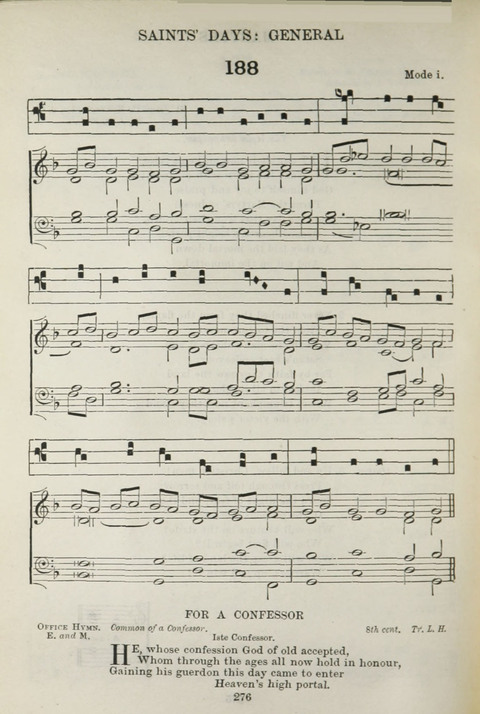 The English Hymnal: with Tunes page 276