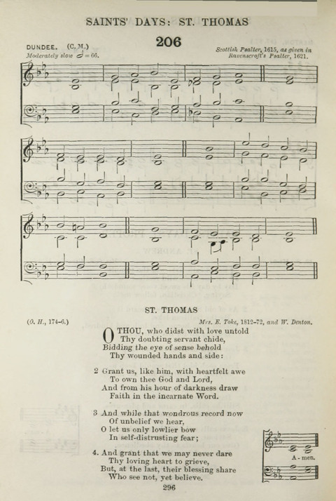 The English Hymnal: with Tunes page 296