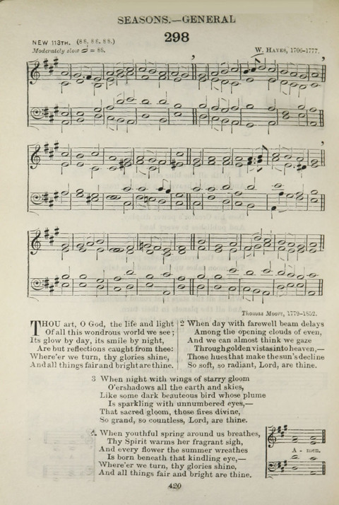 The English Hymnal: with Tunes page 420