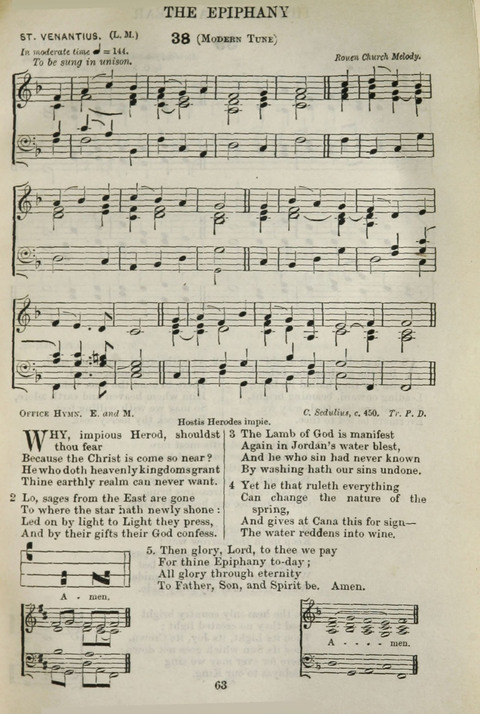 The English Hymnal: with Tunes page 63