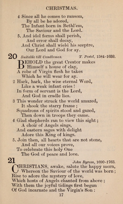 The English Hymnal page 17