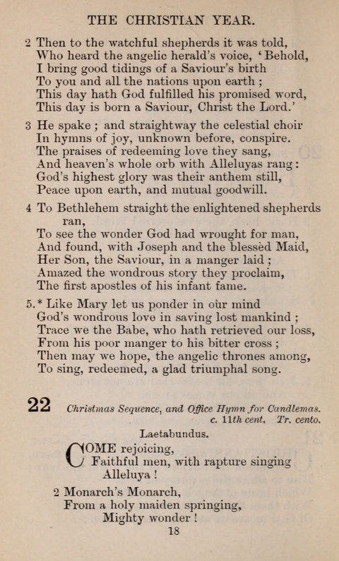 The English Hymnal page 18
