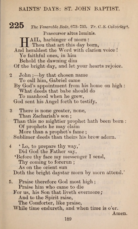 The English Hymnal page 189