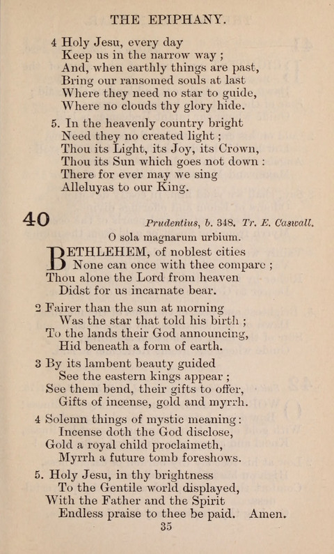 The English Hymnal page 35