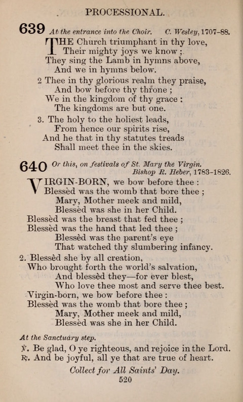 The English Hymnal page 520