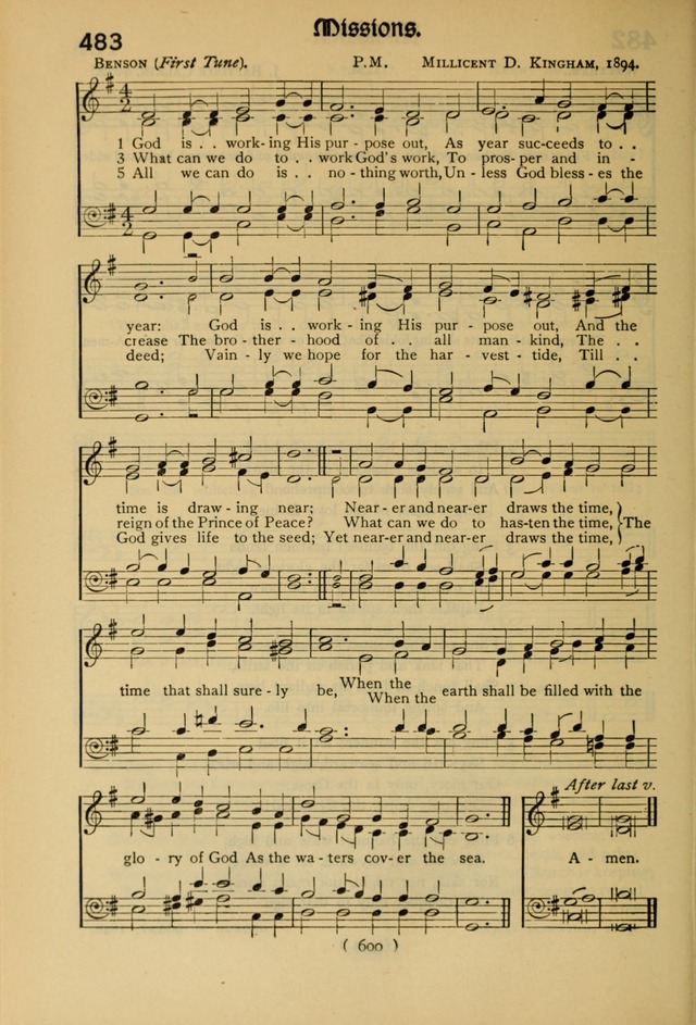 The Hymnal: as authorized and approved by the General Convention of the Protestant Episcopal Church in the United States of America in the year of our Lord 1916 page 675