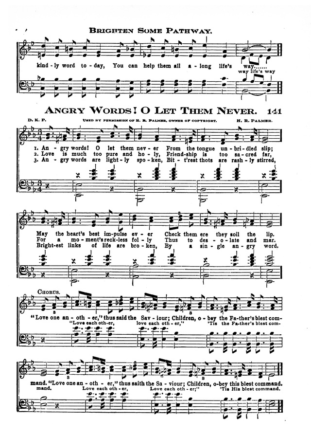 The Excelsior Hymnal page 141