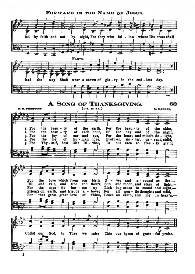 The Excelsior Hymnal page 63