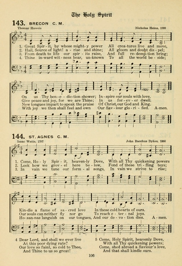 The Evangelical Hymnal page 108