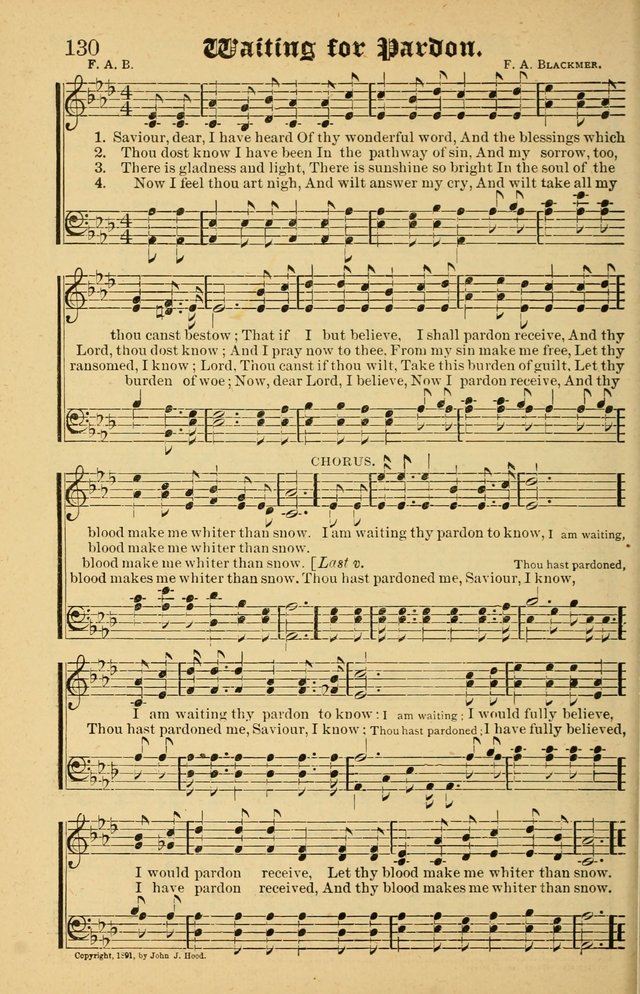 The Emory Hymnal No. 2: sacred hymns and music for use in public worship, Sunday-schools, social meetings and family worship page 132