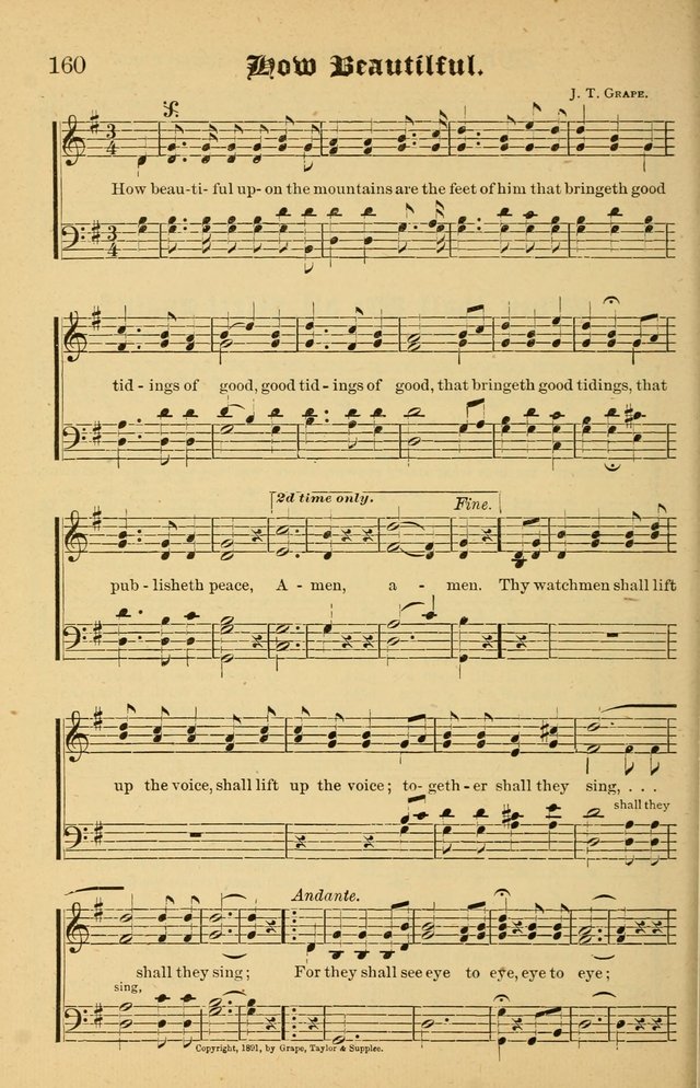 The Emory Hymnal No. 2: sacred hymns and music for use in public worship, Sunday-schools, social meetings and family worship page 162