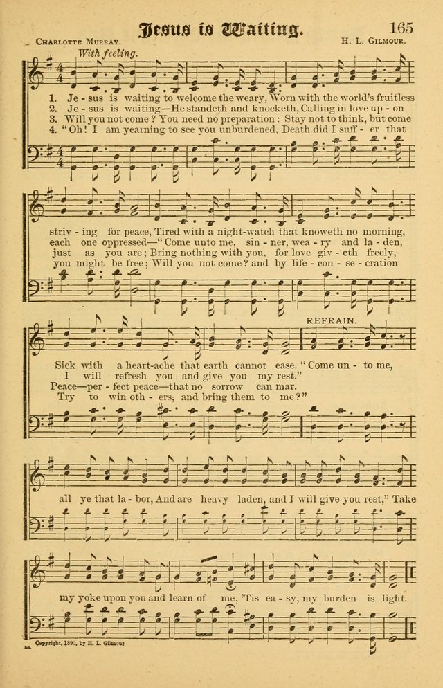 The Emory Hymnal No. 2: sacred hymns and music for use in public worship, Sunday-schools, social meetings and family worship page 167