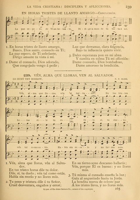 El Himnario Evangelico : Para el Uso de Todas Las Iglesias page 162