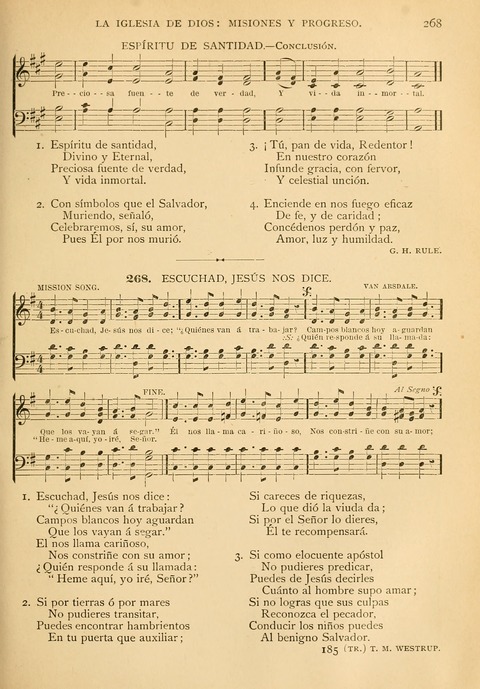 El Himnario Evangelico : Para el Uso de Todas Las Iglesias page 182