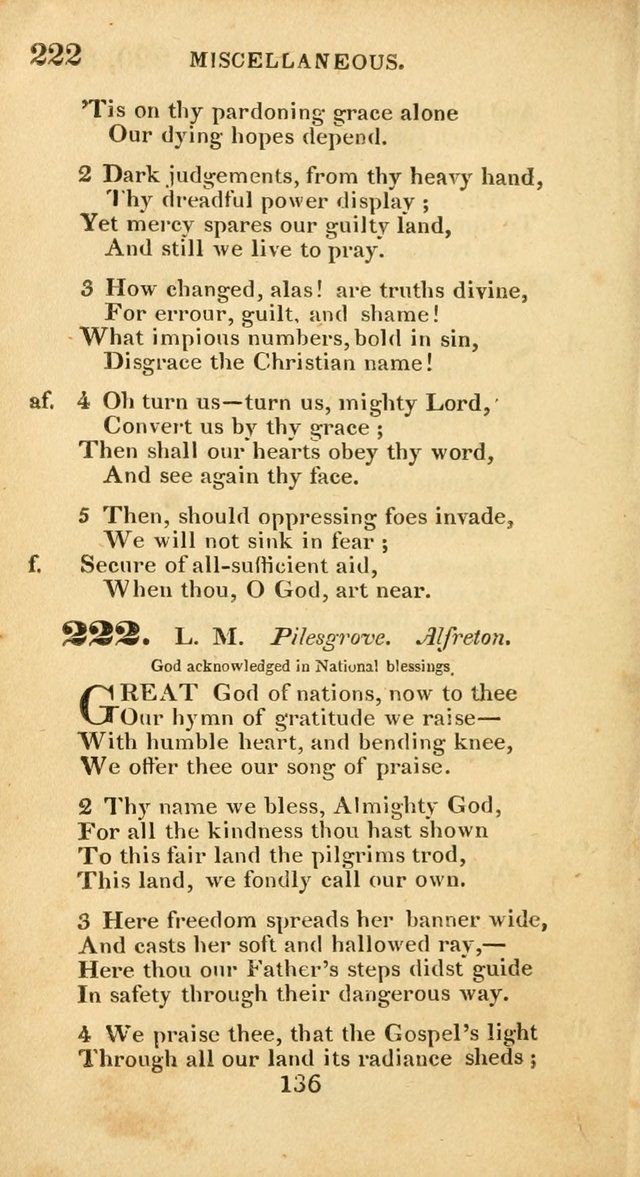 Evangelical Hymns: original and selected: designed for the use of families and private circles; for social prayer meetings, seasons of revival or oother occasions of special interest page 132