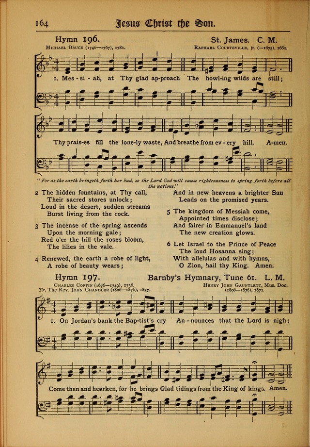 The Evangelical Hymnal with Tunes page 166