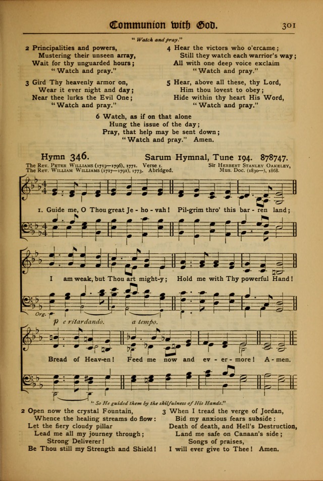 The Evangelical Hymnal with Tunes page 305
