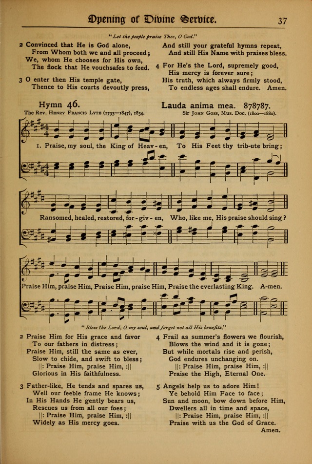 The Evangelical Hymnal with Tunes page 39