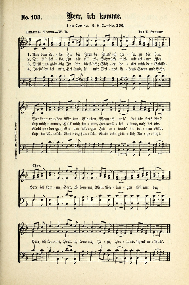 Evangeliums-Lieder 1 und 2 (Gospel Hymns) page 107