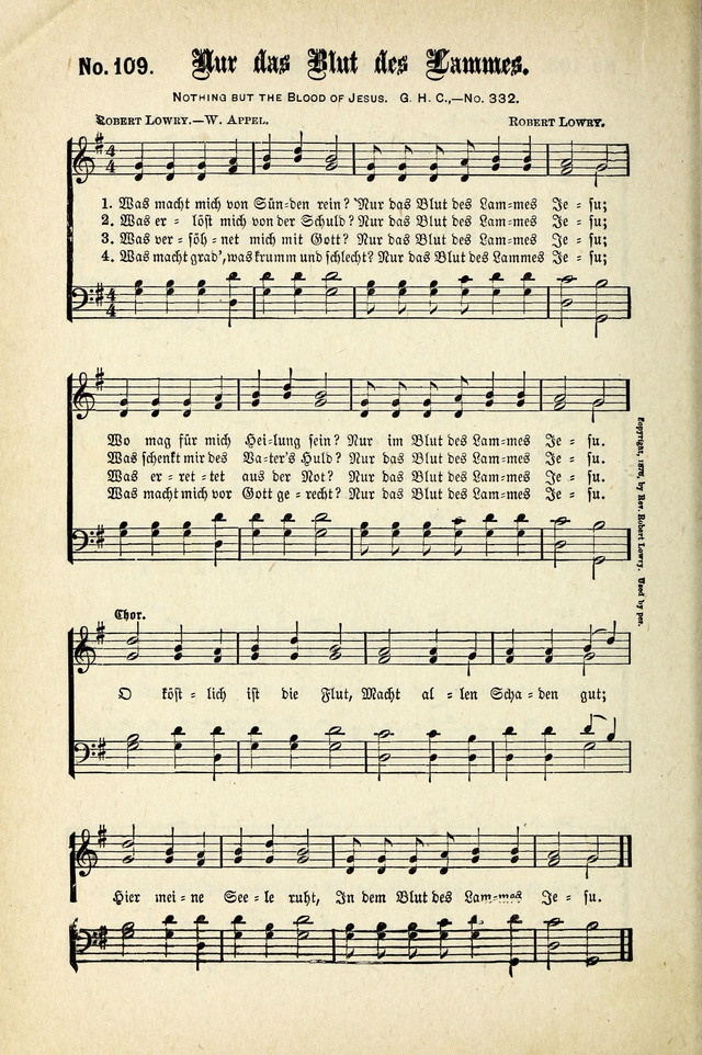 Evangeliums-Lieder 1 und 2 (Gospel Hymns) page 108