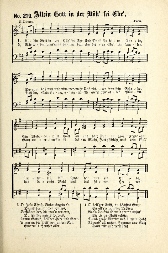 Evangeliums-Lieder 1 und 2 (Gospel Hymns) page 219