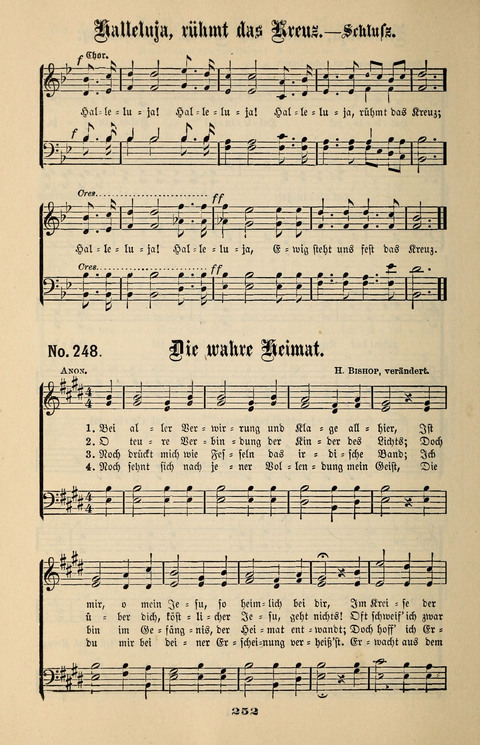 Evangeliums-Lieder 1 und 2: (Gospel Hymns) mit deutschen Kernliedern page 252