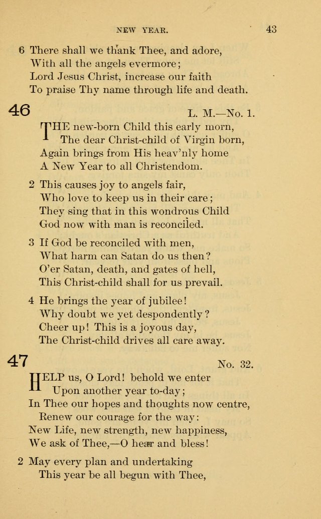 Evangelical Lutheran Hymnal page 43