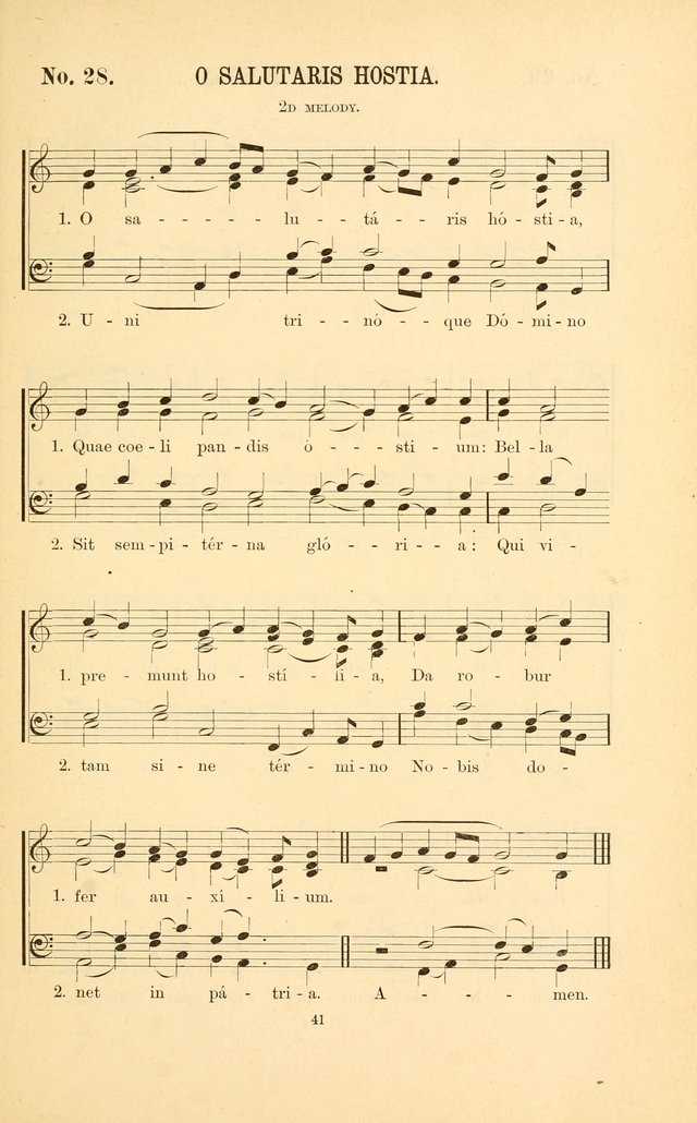 English and Latin Hymns, or Harmonies to Part I of the Roman Hymnal: for the Use of Congregations, Schools, Colleges, and Choirs page 54