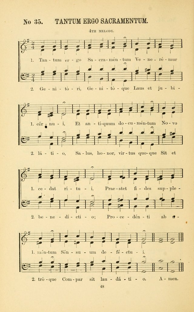 English and Latin Hymns, or Harmonies to Part I of the Roman Hymnal: for the Use of Congregations, Schools, Colleges, and Choirs page 61