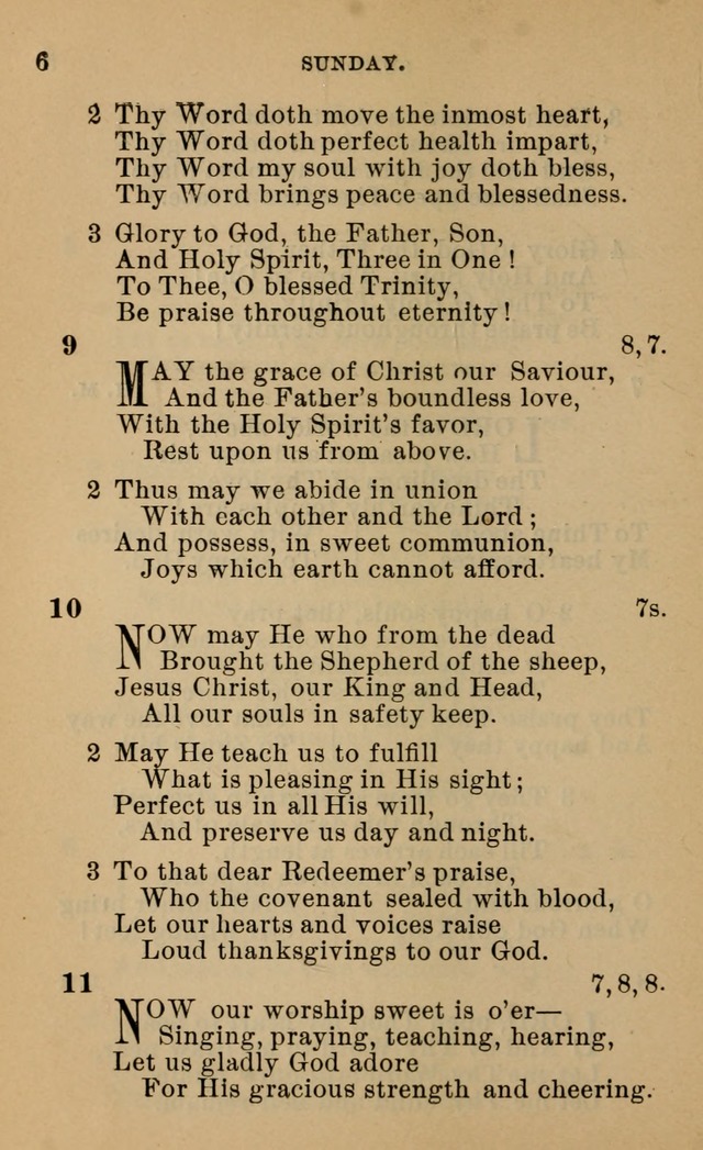 Evangelical Lutheran Hymn-book page 201