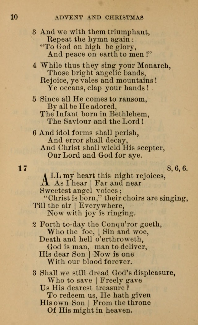 Evangelical Lutheran Hymn-book page 205