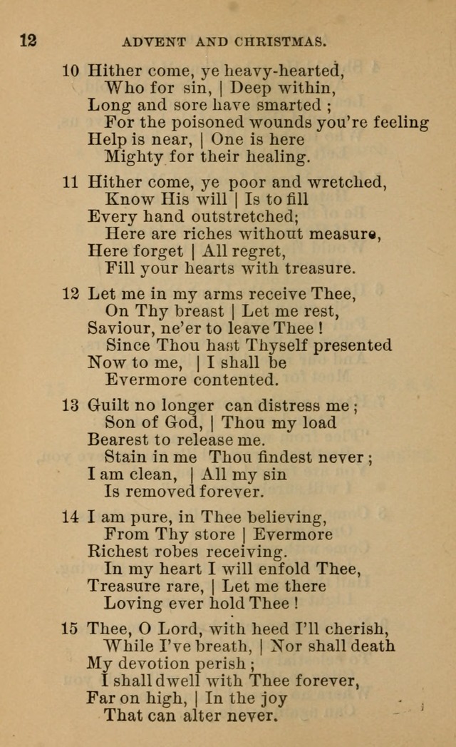 Evangelical Lutheran Hymn-book page 207