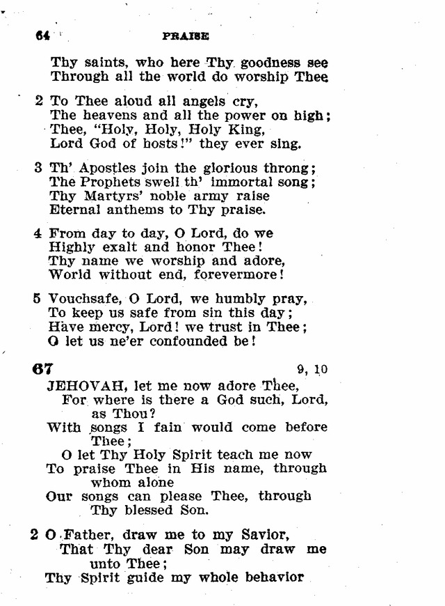 Evangelical Lutheran Hymn-book page 292