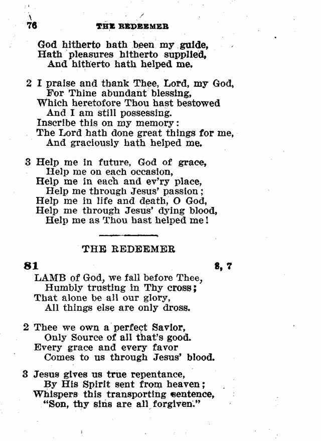 Evangelical Lutheran Hymn-book page 304