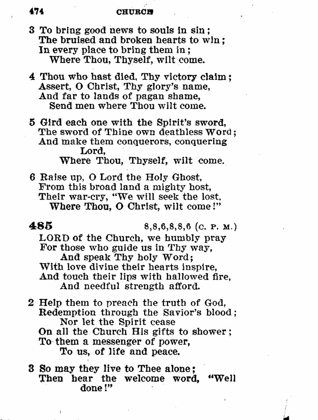 Evangelical Lutheran Hymn-book page 702
