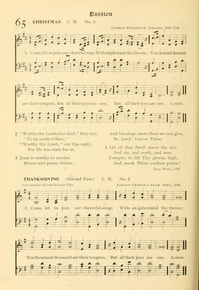 Evangelical Lutheran hymnal: with music page 129