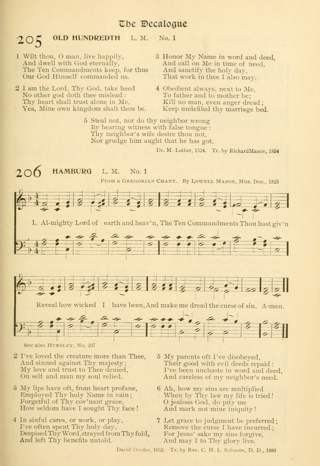 Evangelical Lutheran hymnal: with music page 244