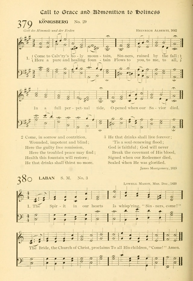 Evangelical Lutheran hymnal: with music page 389
