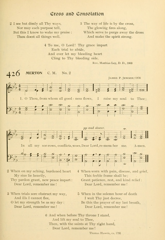 Evangelical Lutheran hymnal: with music page 428
