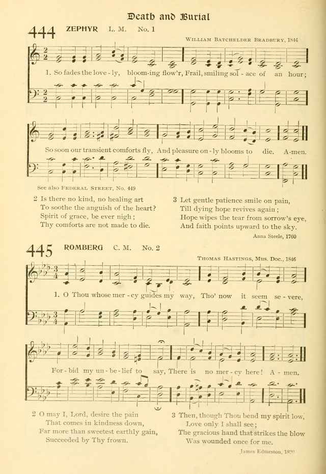 Evangelical Lutheran hymnal: with music page 445