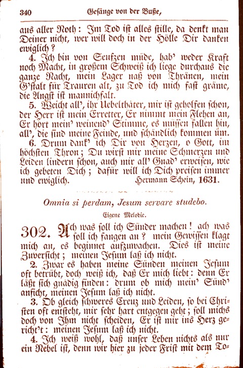 Evangelisch-Lutherisches Gesang-Buch: worin die gebräuchlichsten alten Kirchen-Lieder Dr. M. Lutheri und anderer reinen lehrer und zeugen Gottes, zur Befoerderung der wahren ... (2. verm. Aus.) page 341