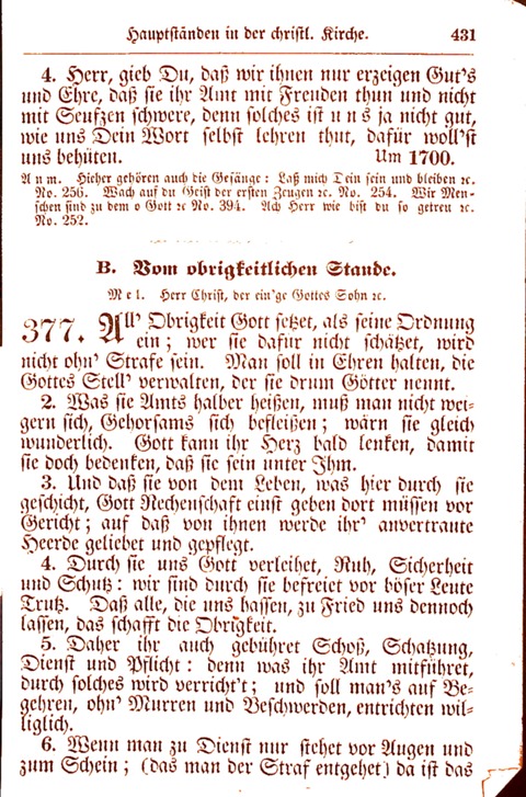 Evangelisch-Lutherisches Gesang-Buch: worin die gebräuchlichsten alten Kirchen-Lieder Dr. M. Lutheri und anderer reinen lehrer und zeugen Gottes, zur Befoerderung der wahren ... (2. verm. Aus.) page 432
