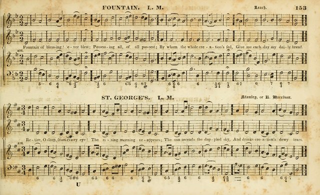 Evangelical Musick: or, The Sacred Minstrel and Sacred Harp United: consisting of a great variety of psalm and hymn tunes, set pieces, anthems, etc. (10th ed) page 153