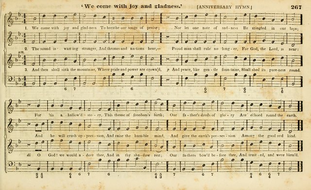 Evangelical Musick: or, The Sacred Minstrel and Sacred Harp United: consisting of a great variety of psalm and hymn tunes, set pieces, anthems, etc. (10th ed) page 267