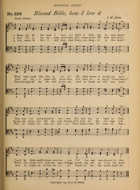 Evangel Songs: words and music, suitable for all services of sacred song page 187